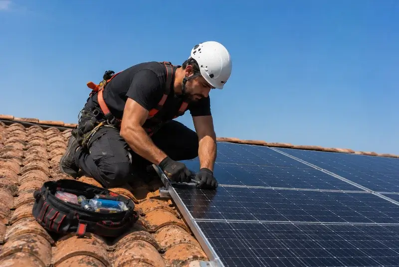 Maintenance et monitoring de panneaux solaires à Castillon-de-Saint-Martory