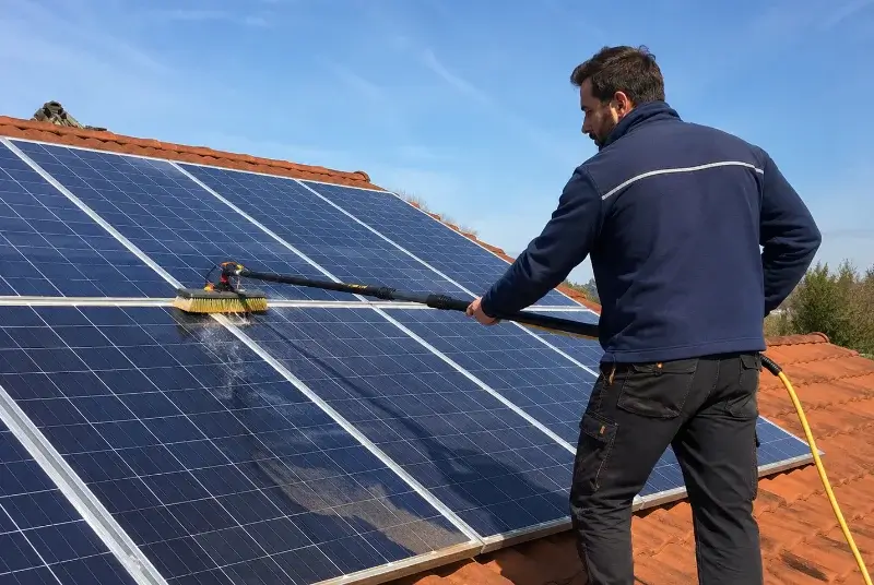 Nettoyage et entretien de panneaux solaires à Castillon-de-Saint-Martory